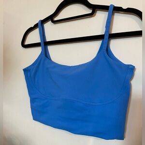 Sage collective blue cropped top, tank top, workout cropped top, medium